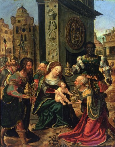 Die Anbetung der Könige von Pieter Coecke van Aelst